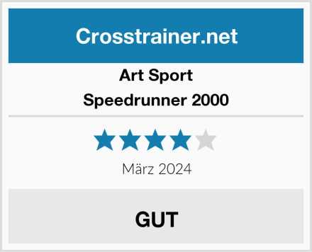 Art Sport Speedrunner 2000 Test