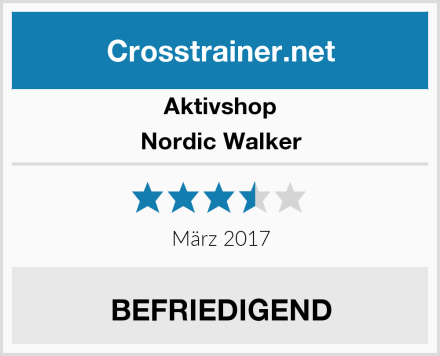 Aktivshop Nordic Walker Test